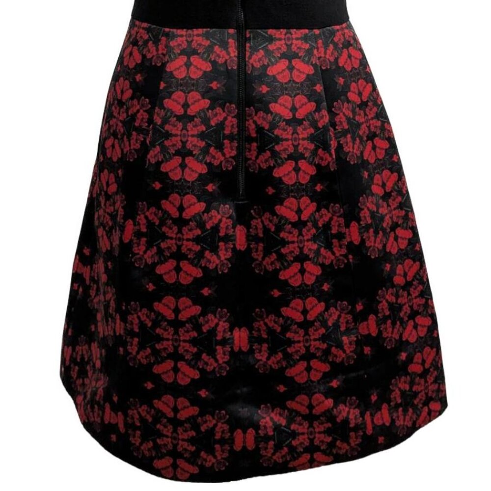 Alice + Olivia Black and Red Floral Dress - Picture 4 of 7